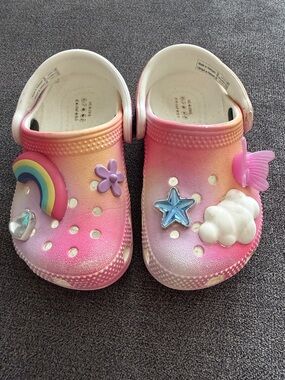 Crocs Rainbow Cloud Pink Shoes